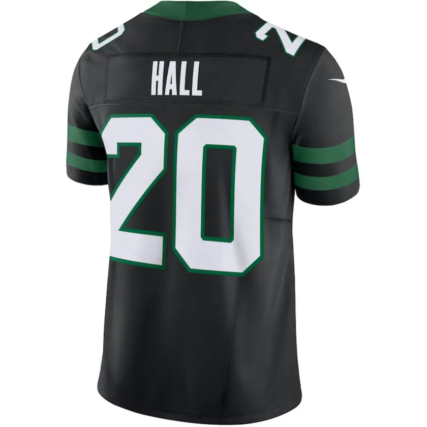Jerseys|Men^New York Jets Men's Nike Breece Hall Legacy Black Alternate Vapor F.U.S.E. Limited Jersey