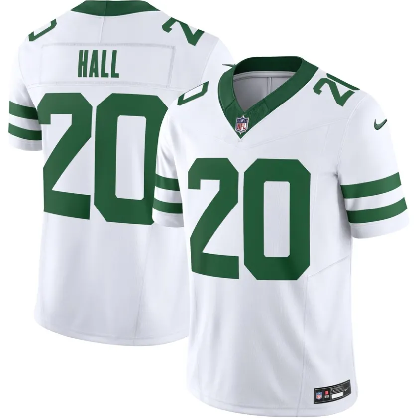 Jerseys|Men^New York Jets Men's Nike Breece Hall Legacy White Vapor F.U.S.E. Limited Jersey