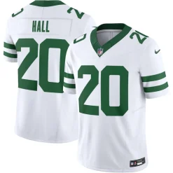 Jerseys|Men^New York Jets Men's Nike Breece Hall Legacy White Vapor F.U.S.E. Limited Jersey