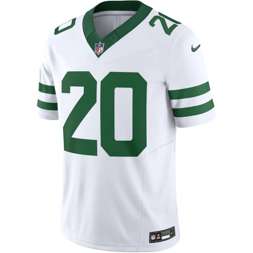 Jerseys|Men^New York Jets Men's Nike Breece Hall Legacy White Vapor F.U.S.E. Limited Jersey