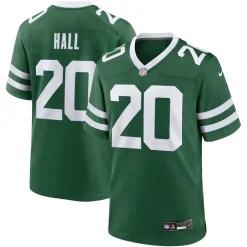 Jerseys|Men^New York Jets Men's Nike Breece Hall Legacy Green Game Jersey