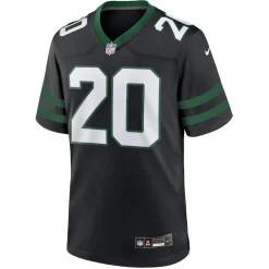 Jerseys|Men^New York Jets Men's Nike Breece Hall Legacy Black Alternate Game Jersey