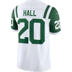 Jerseys|Men^New York Jets Men's Nike Breece Hall White Classic Alternate Vapor F.U.S.E. Limited Jersey