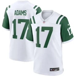 Jerseys|Men^New York Jets Men's Nike Davante Adams White Classic Alternate Game Jersey