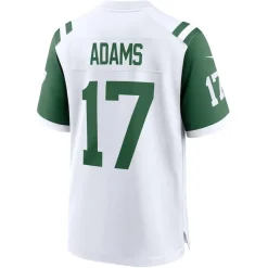 Jerseys|Men^New York Jets Men's Nike Davante Adams White Classic Alternate Game Jersey