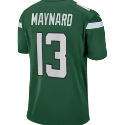 Replica|Throwback^New York Jets Men's Nike Don Maynard Gotham Green Game Retired Player Jersey