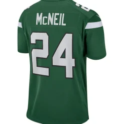 Replica|Throwback^New York Jets Men's Nike Freeman McNeil Gotham Green Game Retired Player Jersey