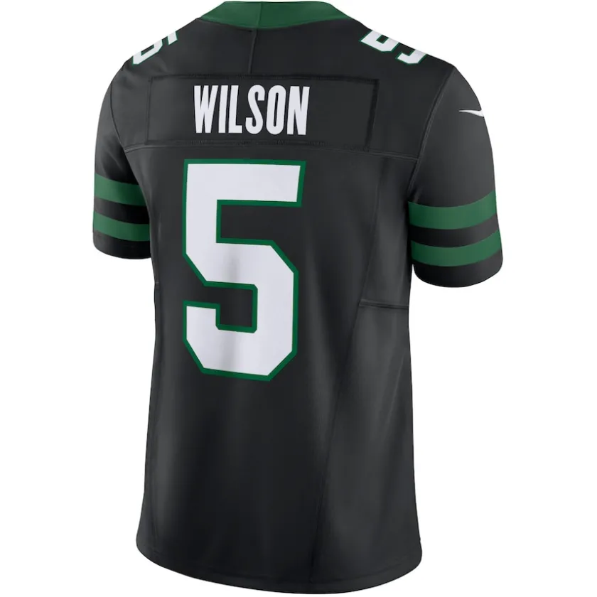 Jerseys|Men^New York Jets Men's Nike Garrett Wilson Legacy Black Alternate Vapor F.U.S.E. Limited Jersey