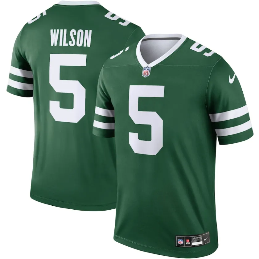 Jerseys|Men^New York Jets Men's Nike Garrett Wilson Legacy Green Legend Player Performance Top