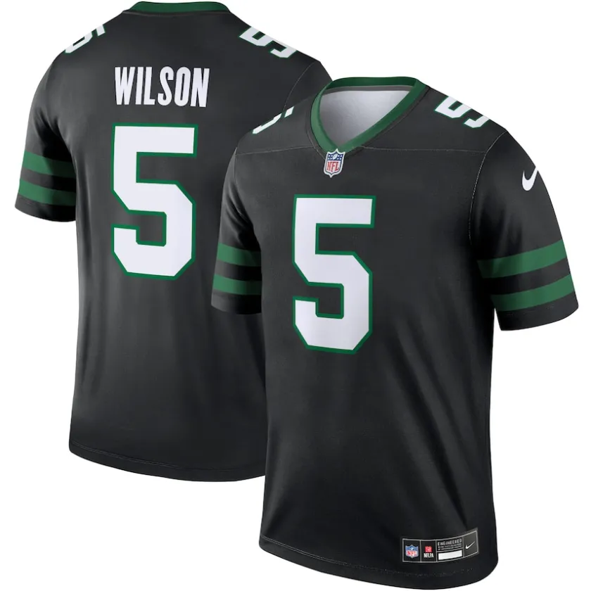 Jerseys|Men^New York Jets Men's Nike Garrett Wilson Black Alternate Legend Player Performance Top