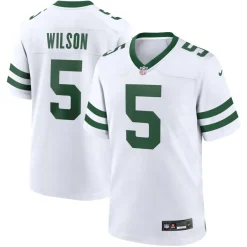 Jerseys|Men^New York Jets Men's Nike Garrett Wilson Legacy White Game Jersey