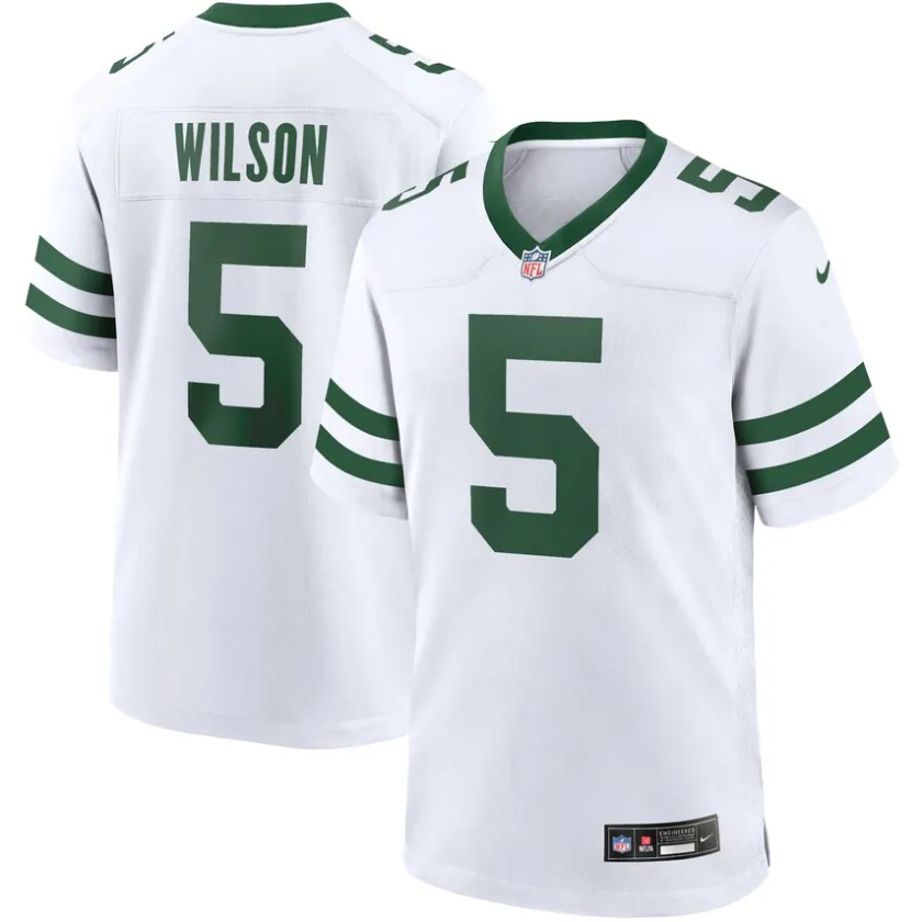 Jerseys|Men^New York Jets Men's Nike Garrett Wilson Legacy White Game Jersey