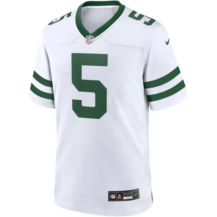 Jerseys|Men^New York Jets Men's Nike Garrett Wilson Legacy White Game Jersey