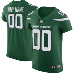Jerseys|Men^New York Jets Men's Nike Gotham Green Vapor Untouchable Elite Custom Jersey