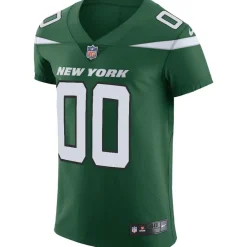 Jerseys|Men^New York Jets Men's Nike Gotham Green Vapor Untouchable Elite Custom Jersey