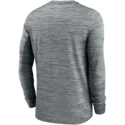 T-Shirts|Men^New York Jets Men's Nike Gray 2024 Sideline Velocity Performance Long Sleeve T-Shirt