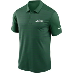 Polos|Short Sleeved^New York Jets Men's Nike Green 2024 Sideline Victory Performance Polo