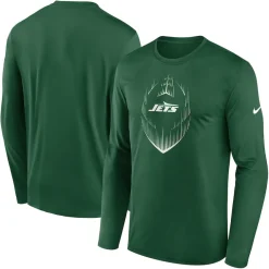 T-Shirts|Men^New York Jets Men's Nike Green Legend Icon Long Sleeve T-Shirt