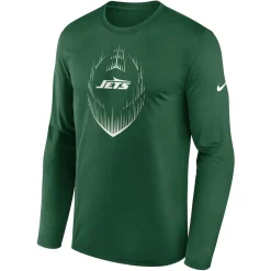 T-Shirts|Men^New York Jets Men's Nike Green Legend Icon Long Sleeve T-Shirt