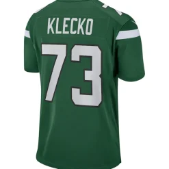 Replica|Throwback^New York Jets Men's Nike Joe Klecko Gotham Green Game Retired Player Jersey