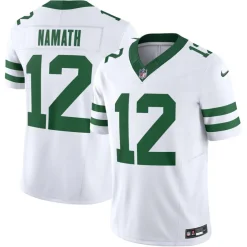 Nike Limited^New York Jets Men's Nike Joe Namath Legacy White Vapor F.U.S.E. Limited Jersey