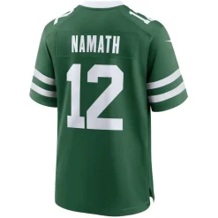 Nike Game^New York Jets Men's Nike Joe Namath Legacy Green Game Jersey