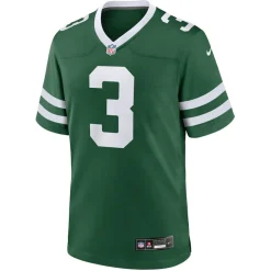 Nike Game^New York Jets Men's Nike Jordan Travis Legacy Green Team Game Jersey