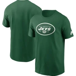 T-Shirts|Men^New York Jets Men's Nike Kelly Green Rewind Logo Essential T-Shirt