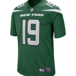 Replica|Throwback^New York Jets Men's Nike Keyshawn Johnson Gotham Green Game Retired Player Jersey