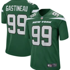 Replica|Throwback^New York Jets Men's Nike Mark Gastineau Gotham Green Game Retired Player Jersey