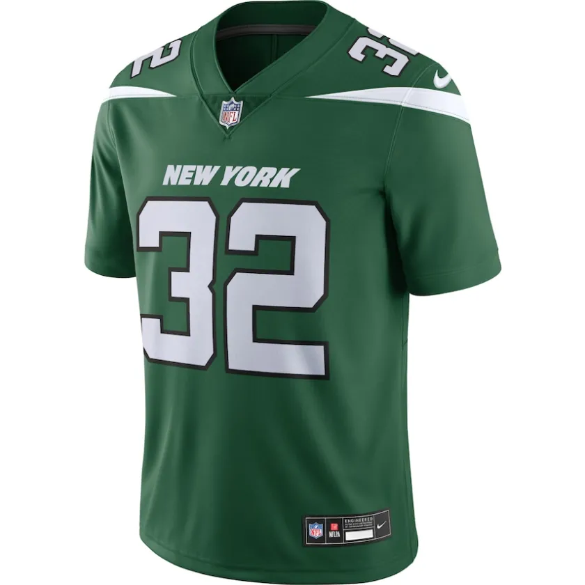 Nike Limited^New York Jets Men's Nike Michael Carter Green Vapor F.U.S.E. Limited Jersey