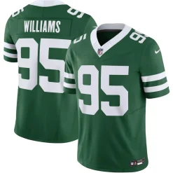 Jerseys|Men^New York Jets Men's Nike Quinnen Williams Legacy Green Vapor F.U.S.E. Limited Jersey