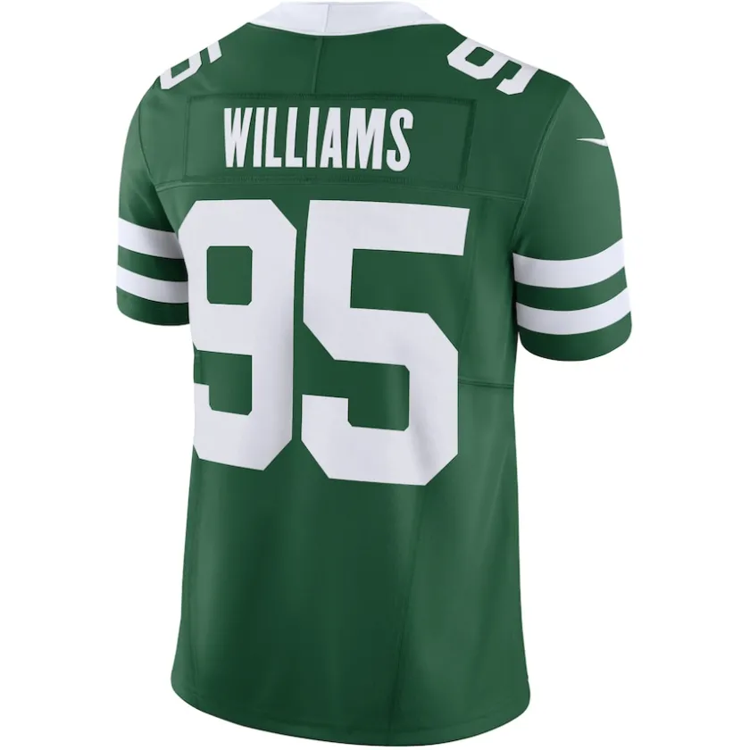 Jerseys|Men^New York Jets Men's Nike Quinnen Williams Legacy Green Vapor F.U.S.E. Limited Jersey