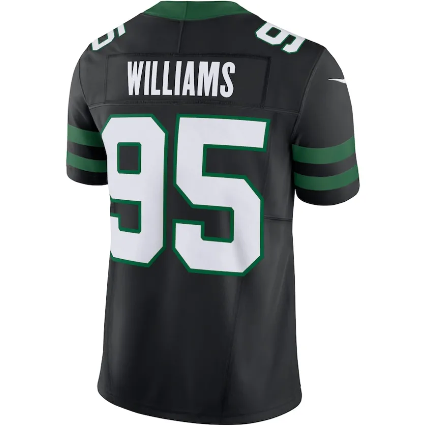 Jerseys|Men^New York Jets Men's Nike Quinnen Williams Legacy Black Alternate Vapor F.U.S.E. Limited Jersey
