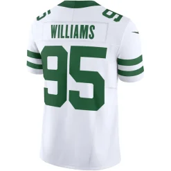 Jerseys|Men^New York Jets Men's Nike Quinnen Williams Legacy White Vapor F.U.S.E. Limited Jersey