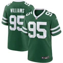 Jerseys|Men^New York Jets Men's Nike Quinnen Williams Legacy Green Game Jersey