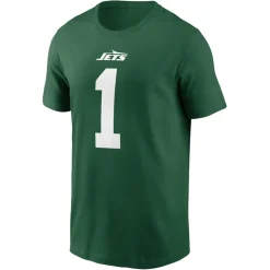 T-Shirts|Men^New York Jets Men's Nike Sauce Gardner Green Name & Number T-Shirt