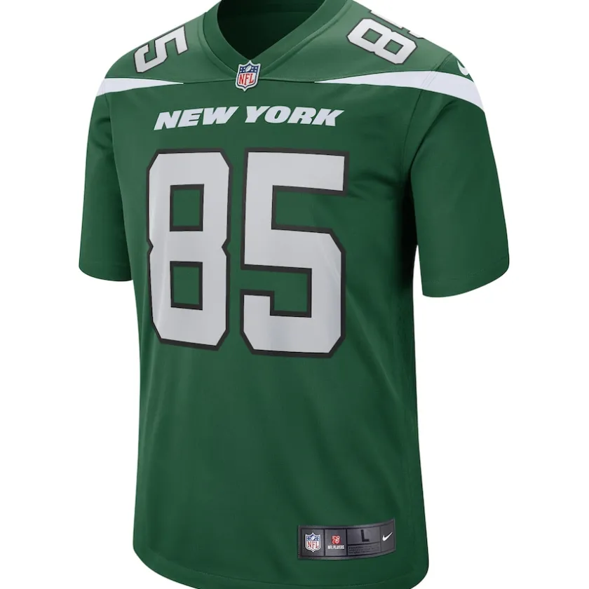 Replica|Throwback^New York Jets Men's Nike Wesley Walker Gotham Green Game Retired Player Jersey