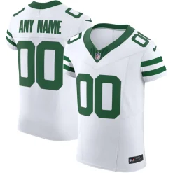 Jerseys|Men^New York Jets Men's Nike White Vapor F.U.S.E. Elite Custom Jersey