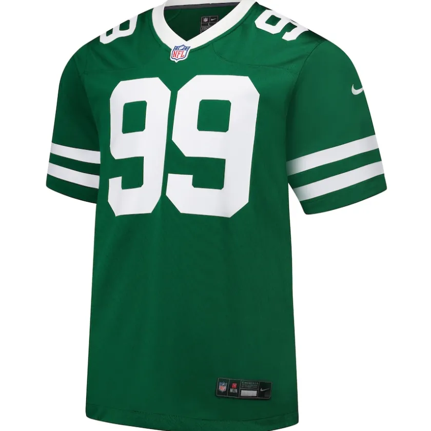 Nike Game^New York Jets Men's Nike Will McDonald IV Legacy Green Team Game Jersey
