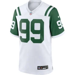 Nike Game^New York Jets Men's Nike Will McDonald IV White Classic Alternate Game Jersey