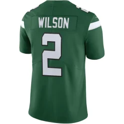 Jerseys|Men^New York Jets Men's Nike Zach Wilson Gotham Green Vapor Limited Jersey