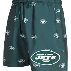 Shorts & Pants^New York Jets Men's Pro Standard Green Allover Print Mini Logo Shorts