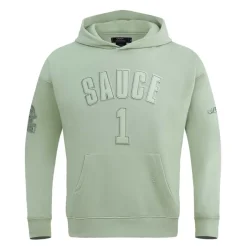 Sweatshirts & Fleece|Men^New York Jets Men's Pro Standard Ahmad Sauce Gardner Light Green Player Name & Number Pullover Hoodie