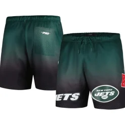 Shorts & Pants^New York Jets Men's Pro Standard Black/Green Ombre Mesh Shorts