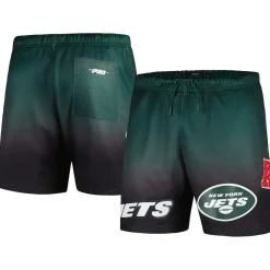 Shorts & Pants^New York Jets Men's Pro Standard Black/Green Ombre Mesh Shorts