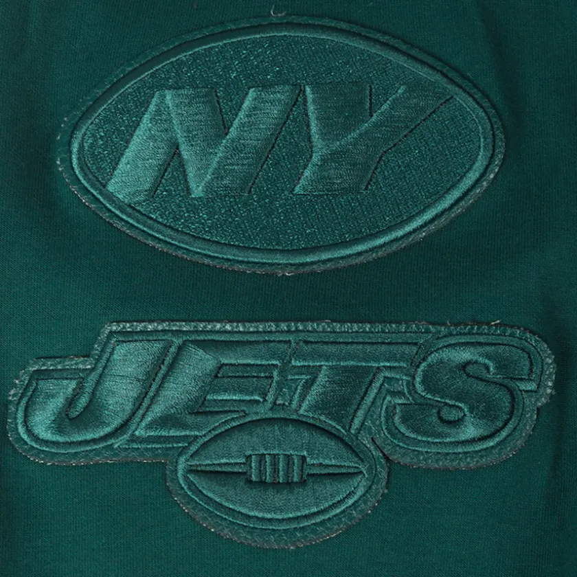 Sweatshirts & Fleece|Men^New York Jets Men's Pro Standard Green Triple Tonal Full-Zip Hoodie