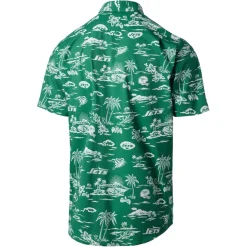 Polos^New York Jets Men's Reyn Spooner Green Throwback Pua Performance Polo