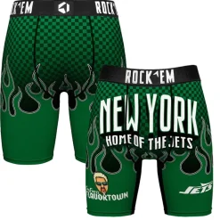 Underwear & Sleepwear^New York Jets Men's Rock Em Socks NFL X Guy Fieri’s Flavortown Boxer Briefs
