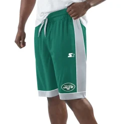 Shorts & Pants^New York Jets Men's Starter Green/White Fan Favorite Fashion Shorts